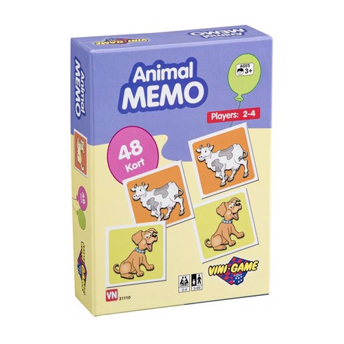 Memo Spil med dyremotiver