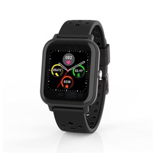 Smartwatch - LCD Display  - IP68 - Android/IOS - Sort
