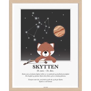 Kids By Friis - Stjernetegns Plakat - "Skytten"