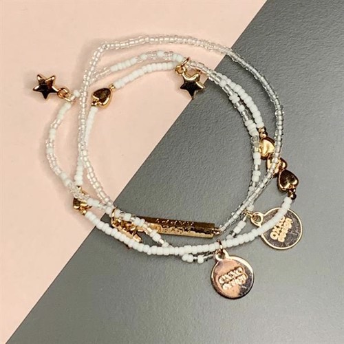 gået vanvittigt solsikke Parlament Oxxo Design Armbånd med Charms