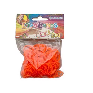 Loom Bands - 200 stk - Orange