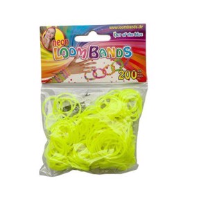 Loom Bands - 200 stk - Gul