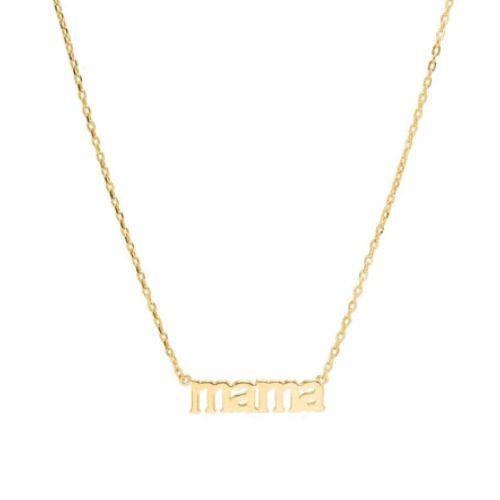 MAMA Necklace, 18K Guldbelagt