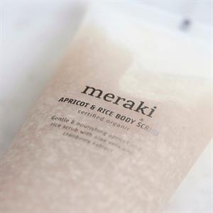 MERAKI - Body Scrub, Abrikos & Ris
