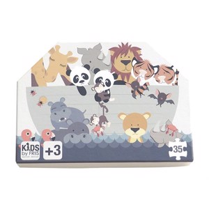 Kids By Friis - Puslespil, Noahs ark - Verdens dyr