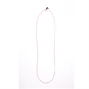 Oxxo Design Lang Halskæde - Rose quartz