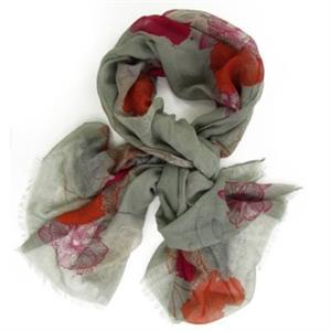 Tørklæde Print Floral