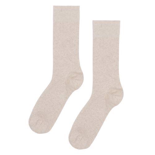 MEN CLASSIC ORGANIC SOCK - Ivory White