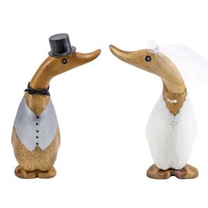 DCUK - Bamboo Duckling - Bride & Groom  - 18 cm.