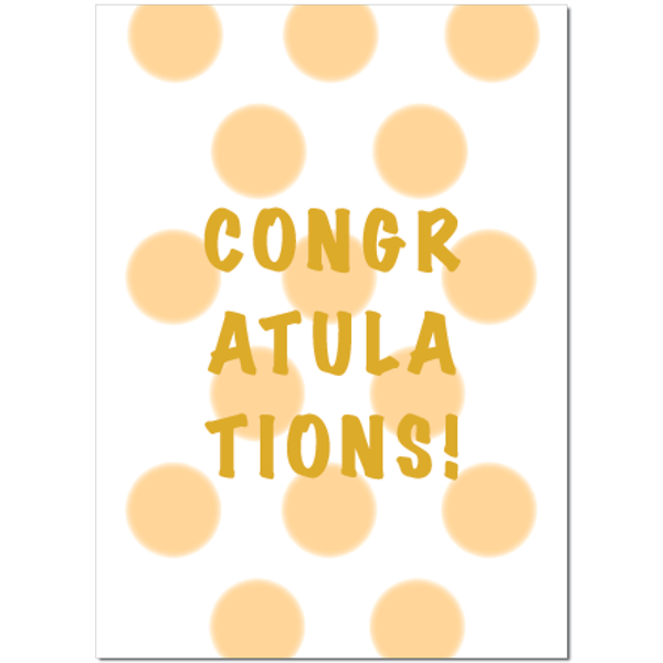 &BOX - KORT - Congratulations