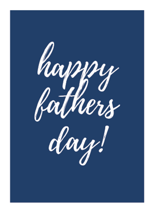 &BOX - KORT - Happy Fathers Day