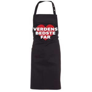 Forklæde  - Chef Apron - VERDENS BEDSTE FAR