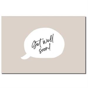 &BOX - KORT - Get Well Soon