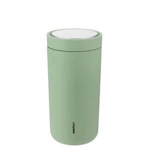 Stelton To Go Click Stål krus  0,4 L - Soft Seagrass