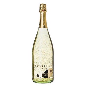 Trocken Guld sekt vin, 1,5 l. i Guldbarre Gaveæske